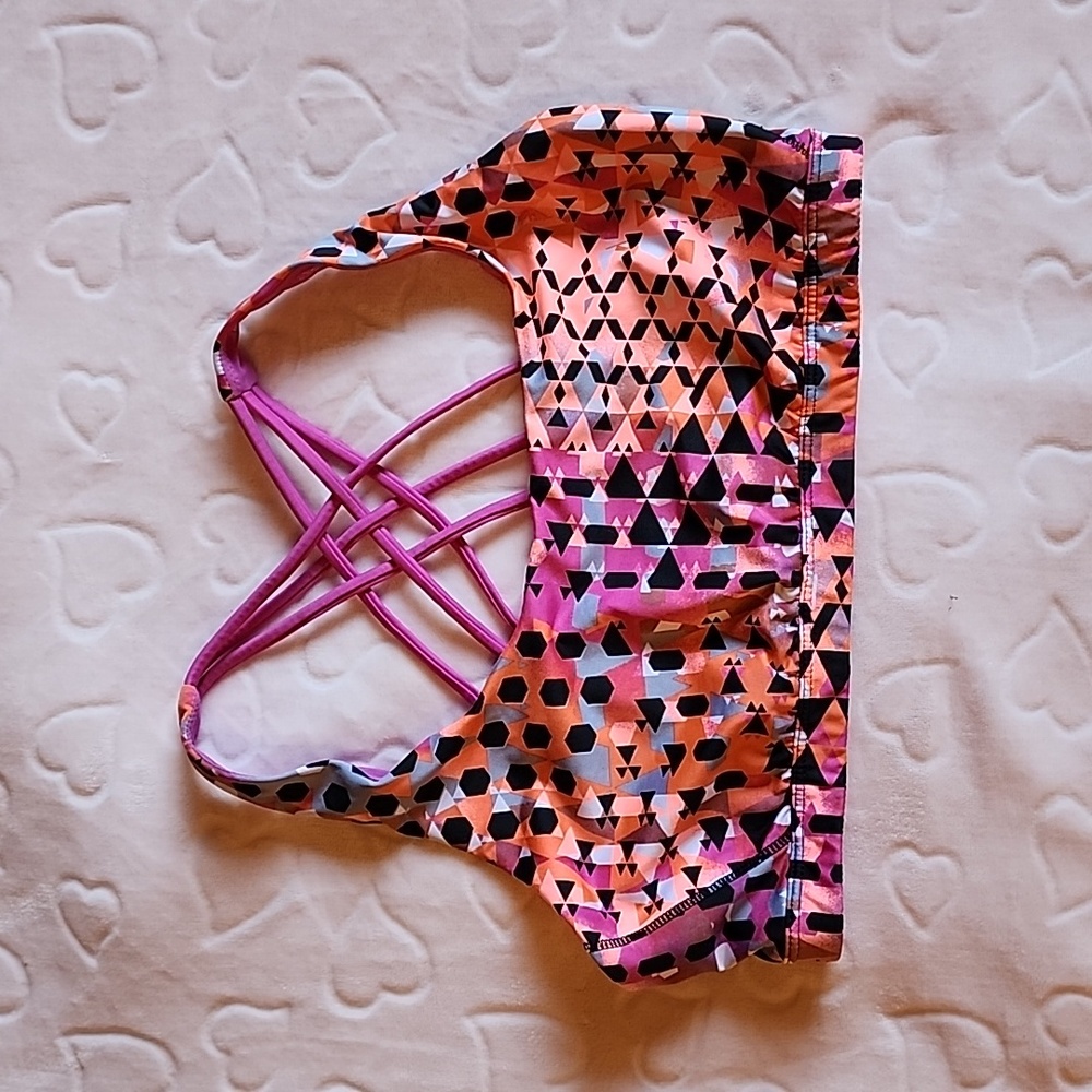 Victoria’s Secret bralette sports bra criss cross Racerback size Large